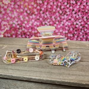 Candy hair clip bundle